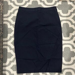 Banana Republic faux wrap Elegant Navy Pencil Skirt size 4